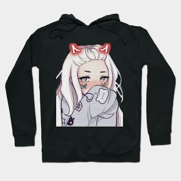 e-girl art Hoodie by WitchyAesthetics